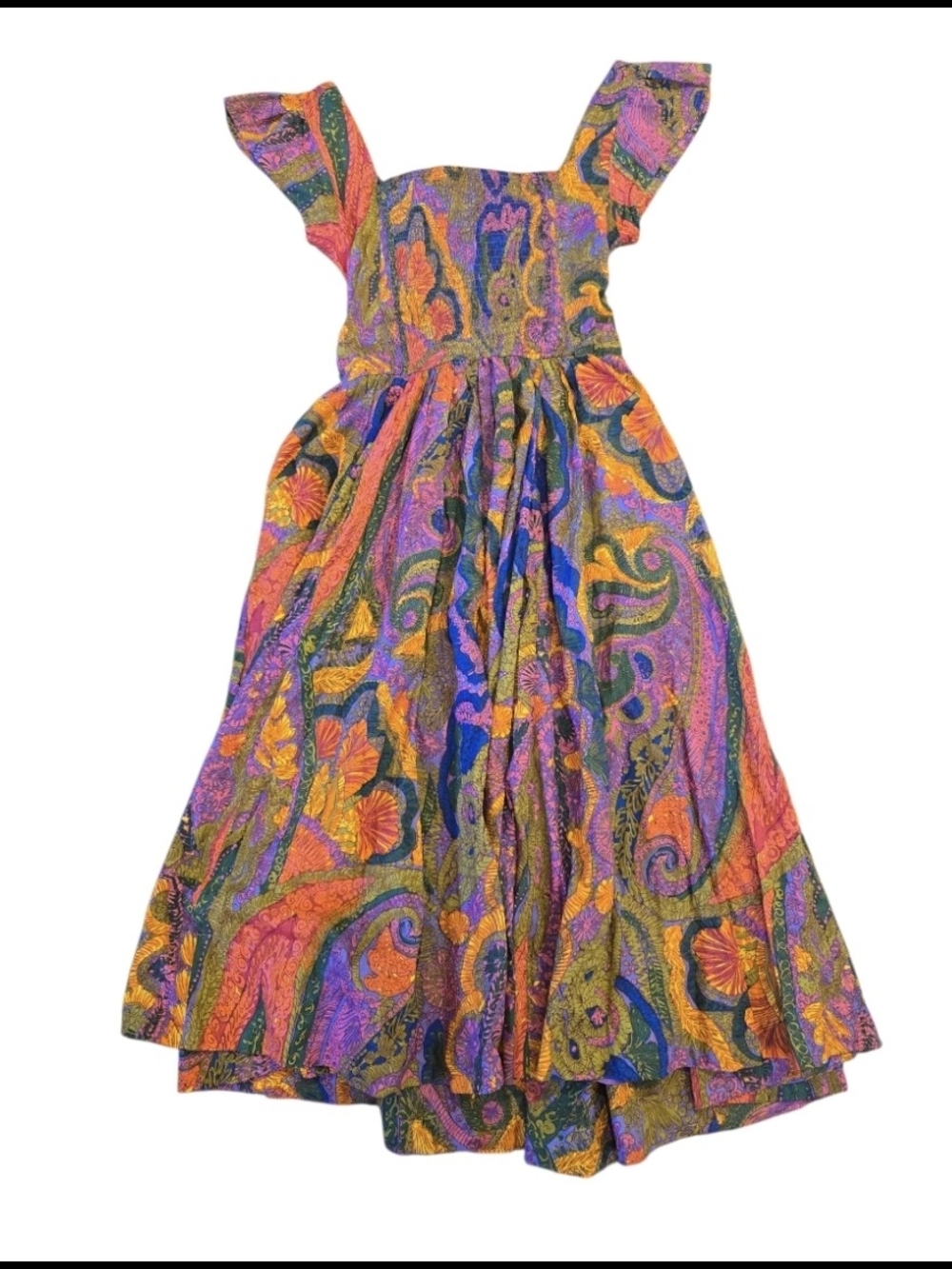 House of Harlow 1960 paisley dress in size small Tie Back